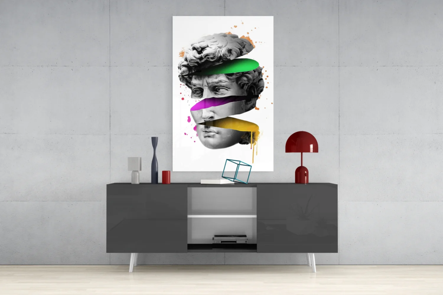 Sculpture Glass Wall Art - Image 9