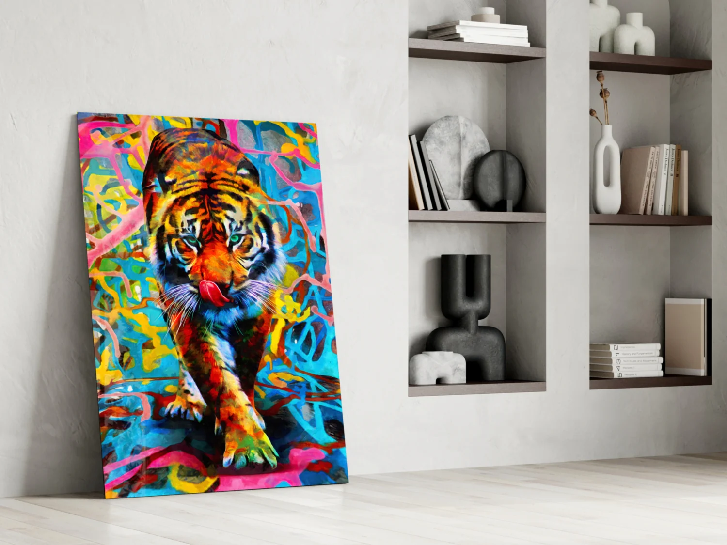 Tiger Glass Wall Art - Image 7