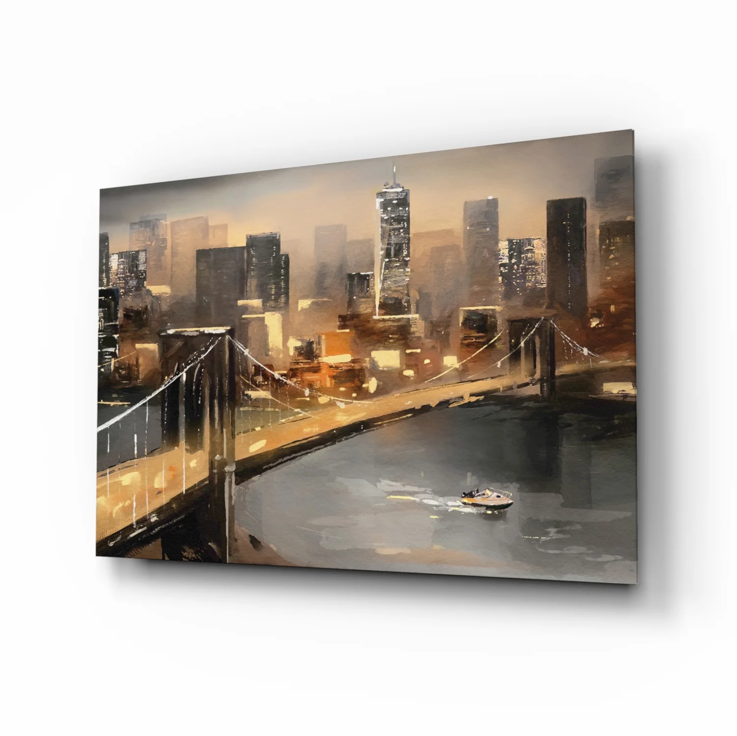 City Glass Wall Art - Image 2