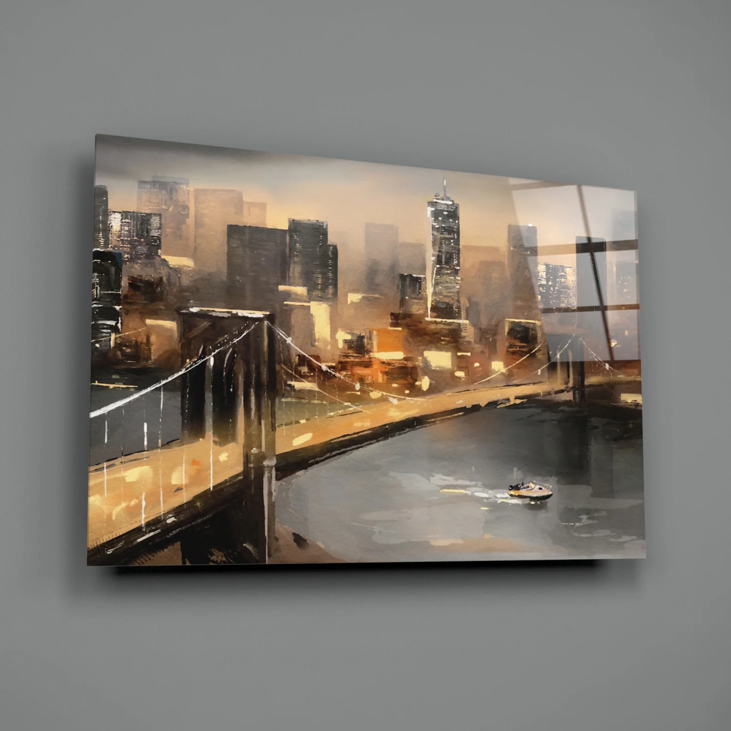 City Glass Wall Art - Image 3