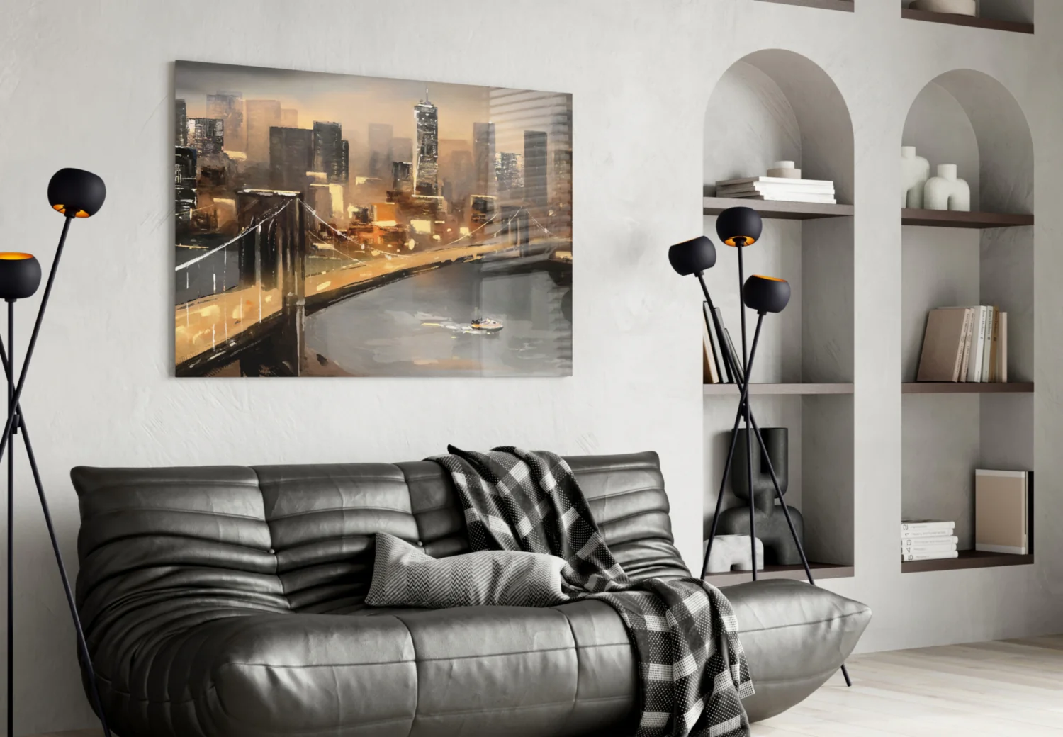 City Glass Wall Art - Image 5