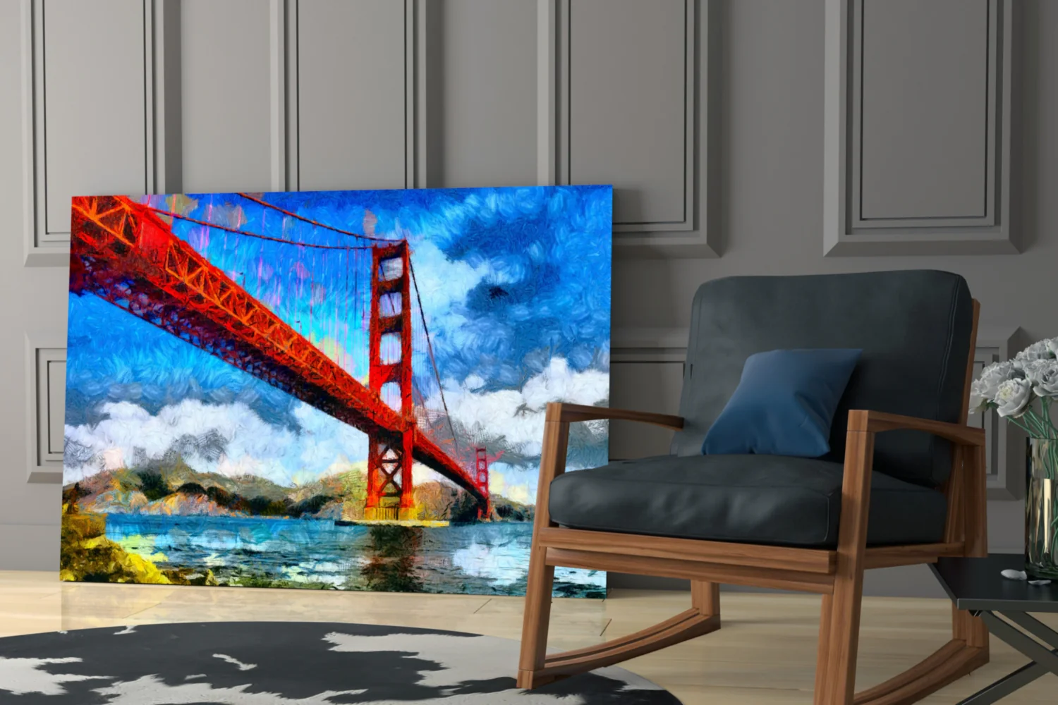 Golden Gate Bridge Glass Wall Art - Image 7