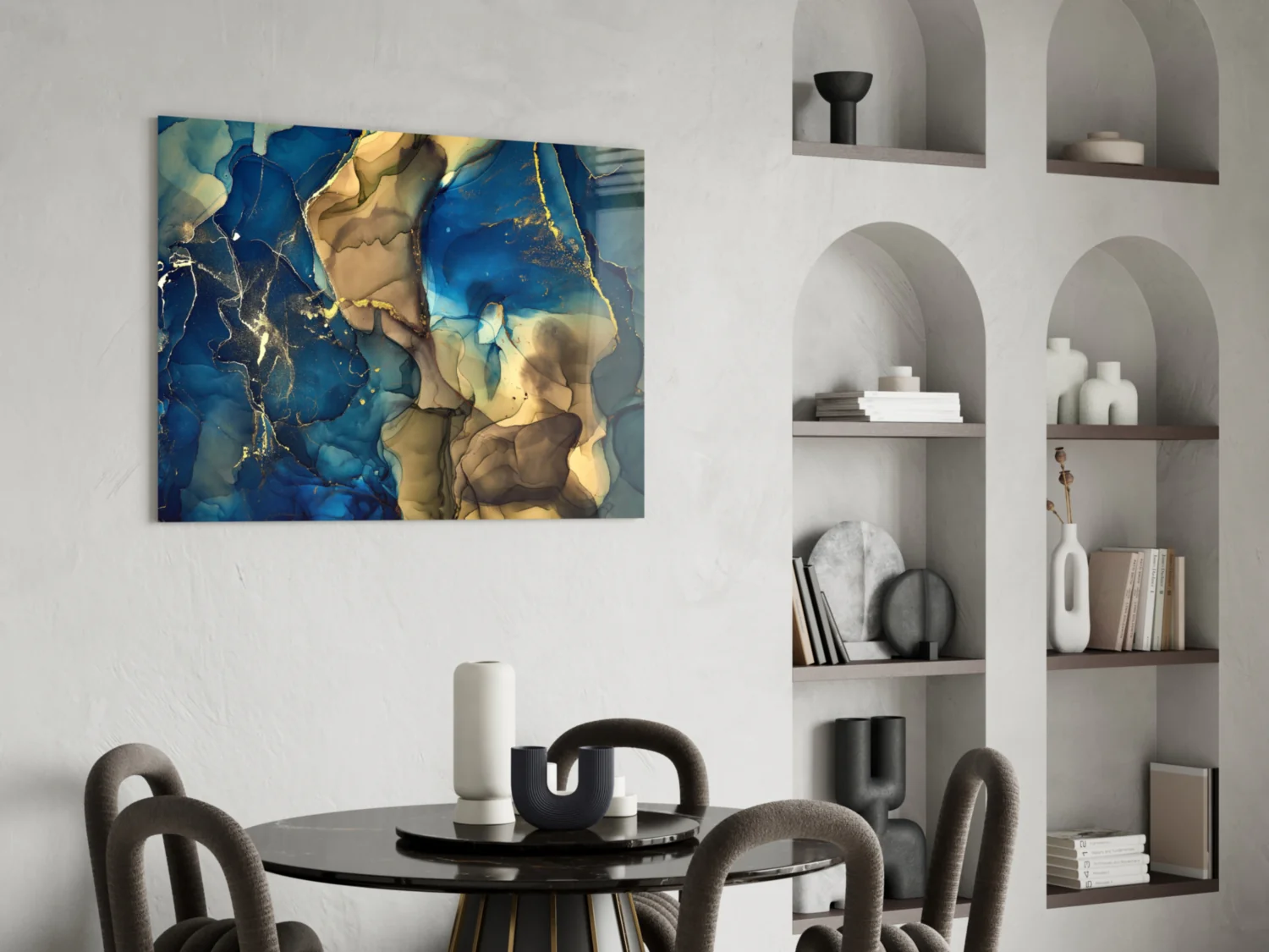 Abstract Depth Glass Wall Art - Image 6