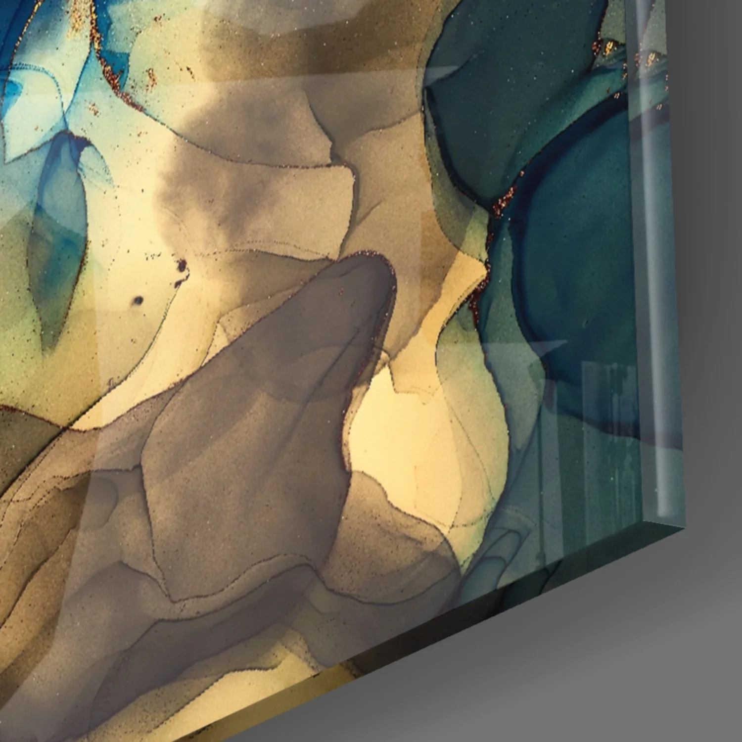 Abstract Depth Glass Wall Art - Image 8