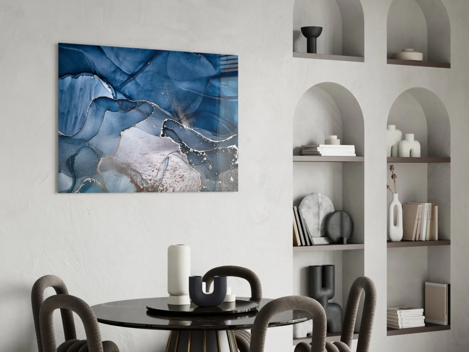 Abstract Depth Glass Wall Art - Image 6