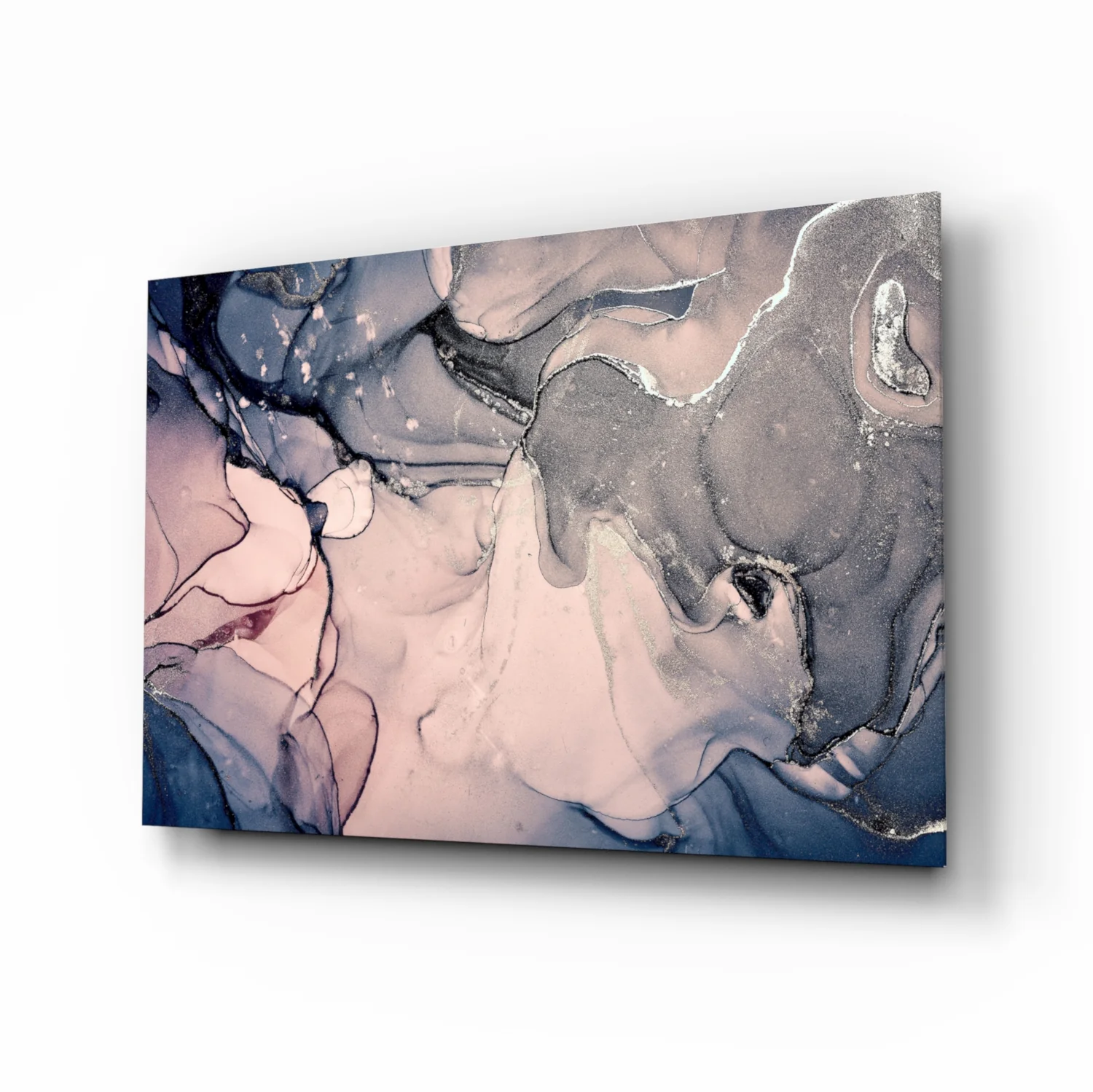 Abstract Depth Glass Wall Art - Image 2
