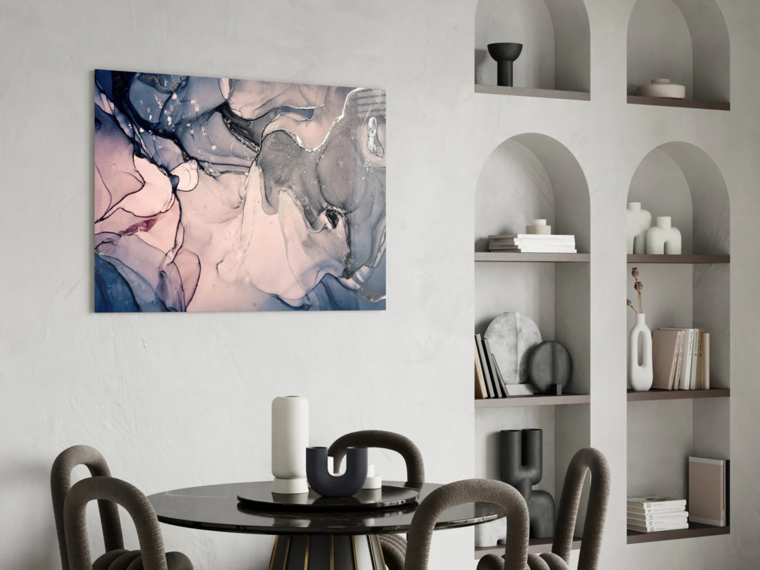 Abstract Depth Glass Wall Art - Image 6
