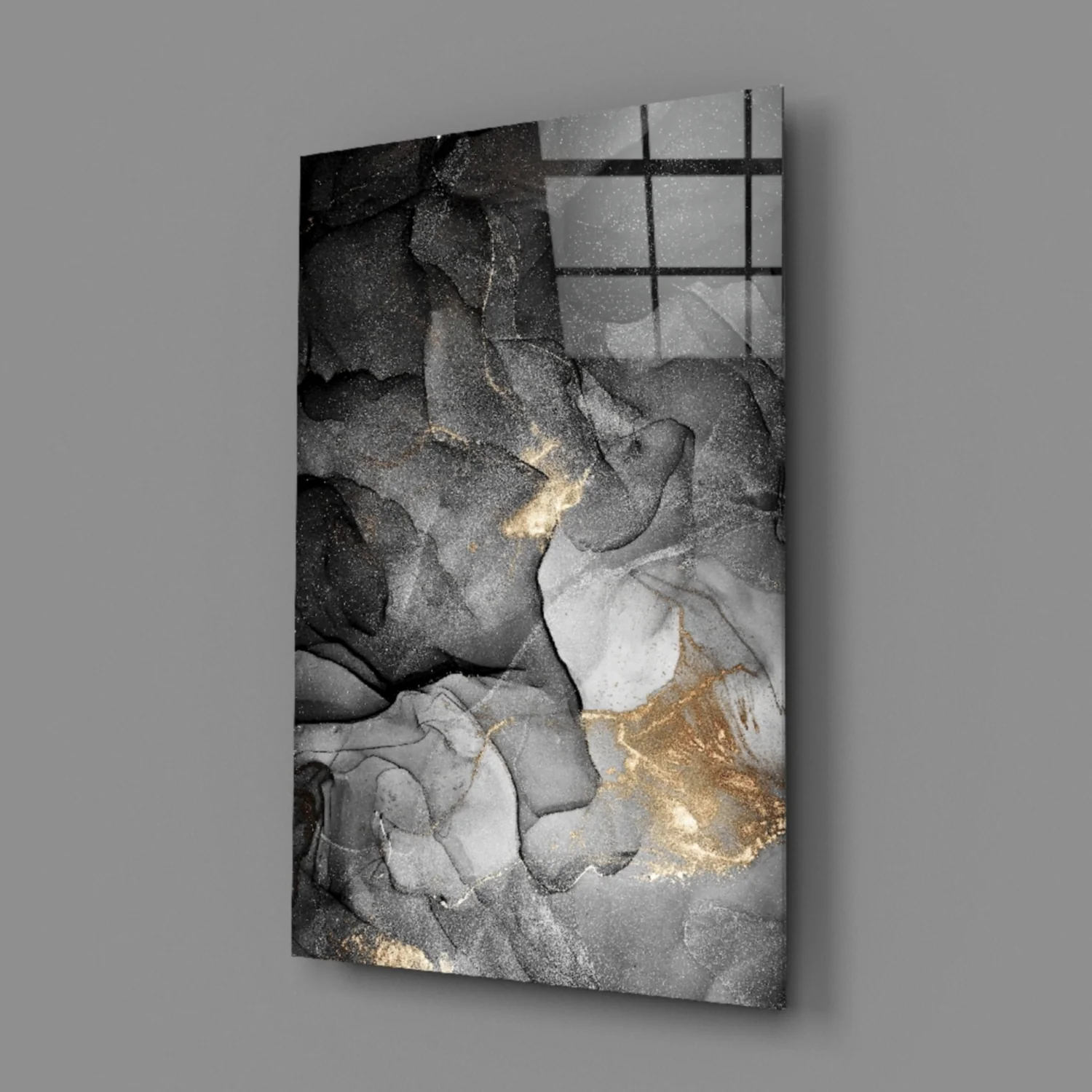 Abstract Depth Glass Wall Art - Image 3