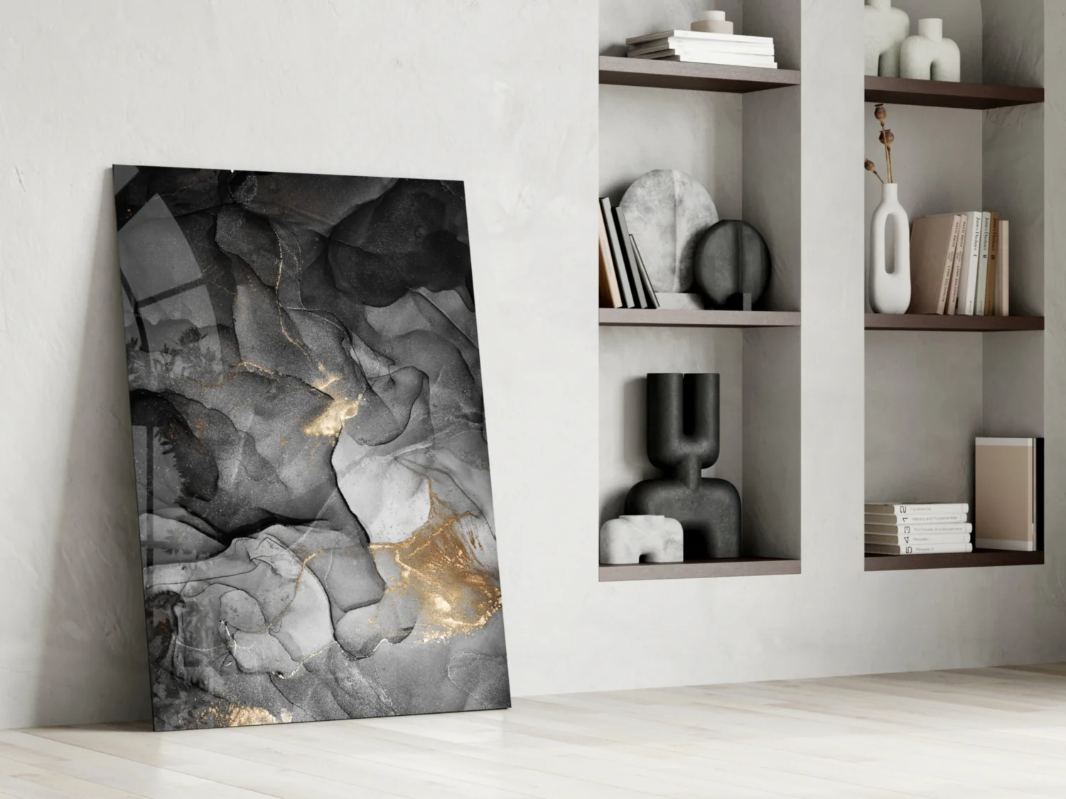 Abstract Depth Glass Wall Art - Image 7