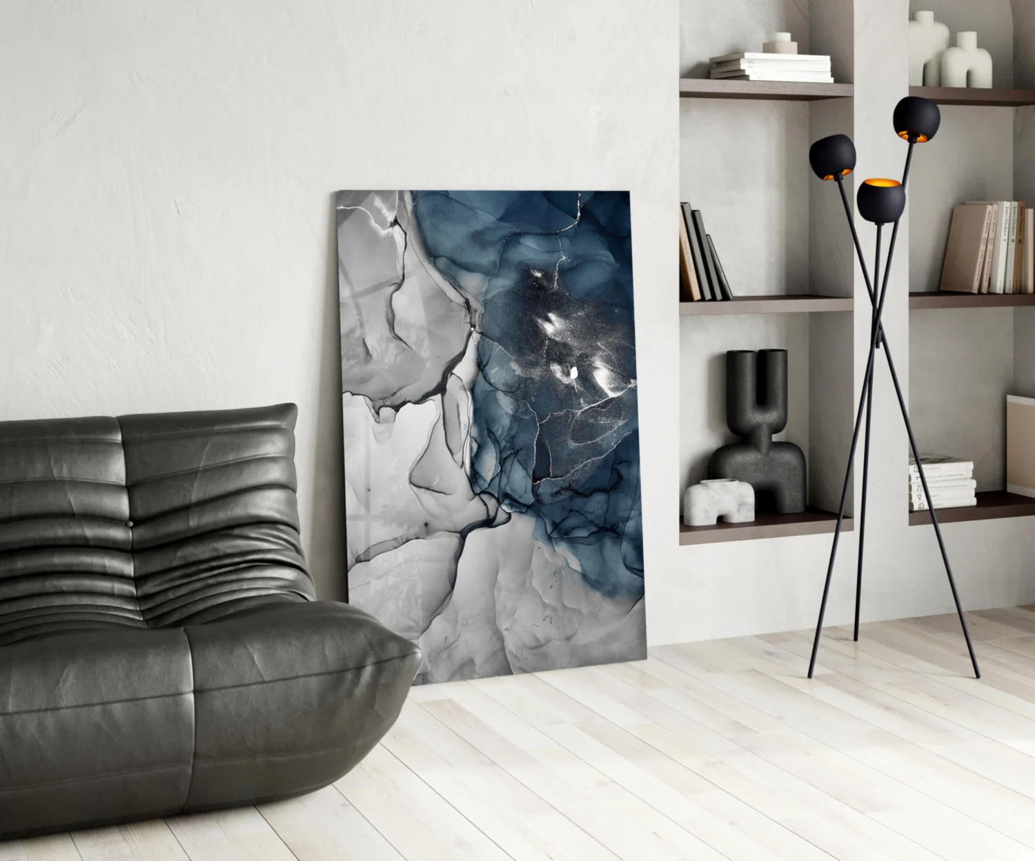 Abstract Depth Glass Wall Art - Image 6