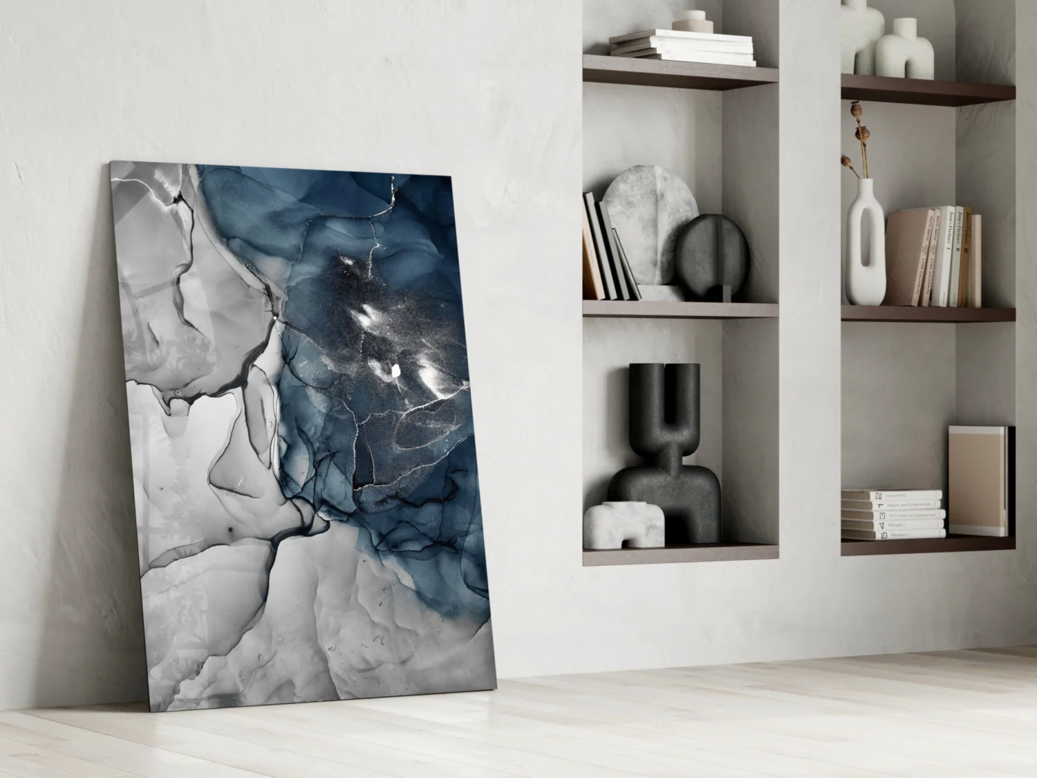 Abstract Depth Glass Wall Art - Image 7