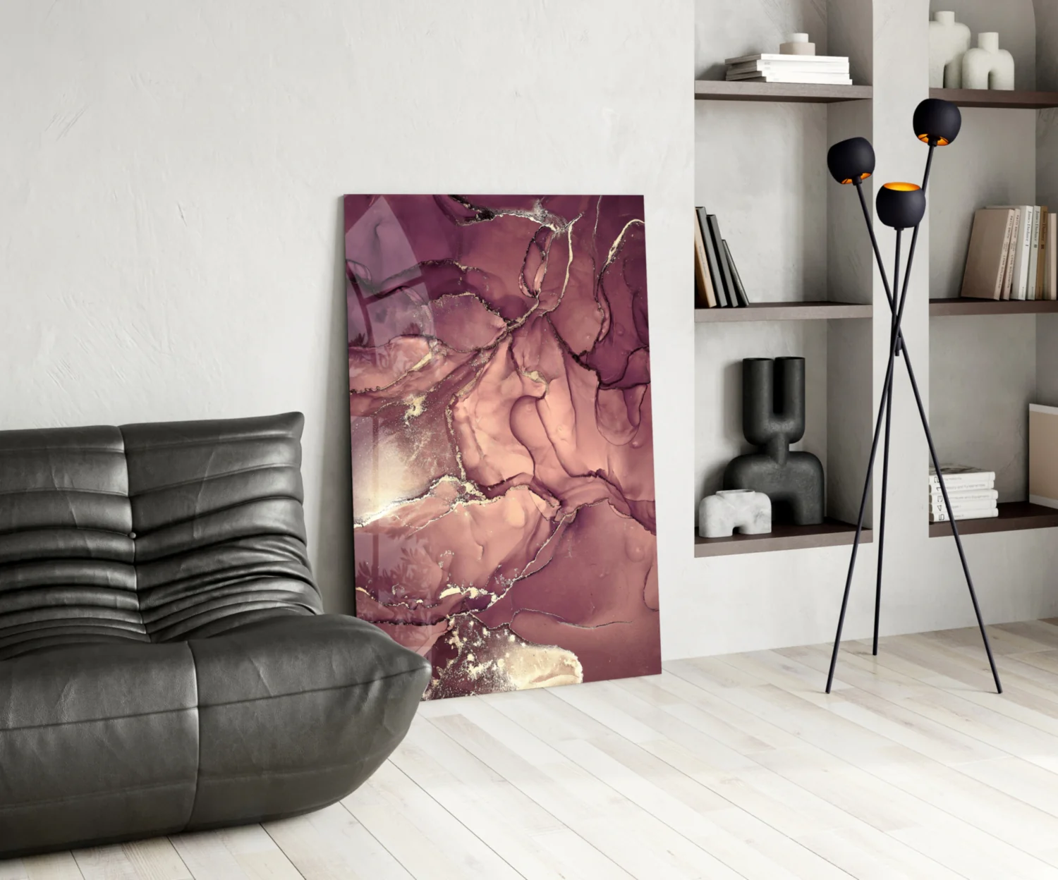 Abstract Depth Glass Wall Art - Image 6