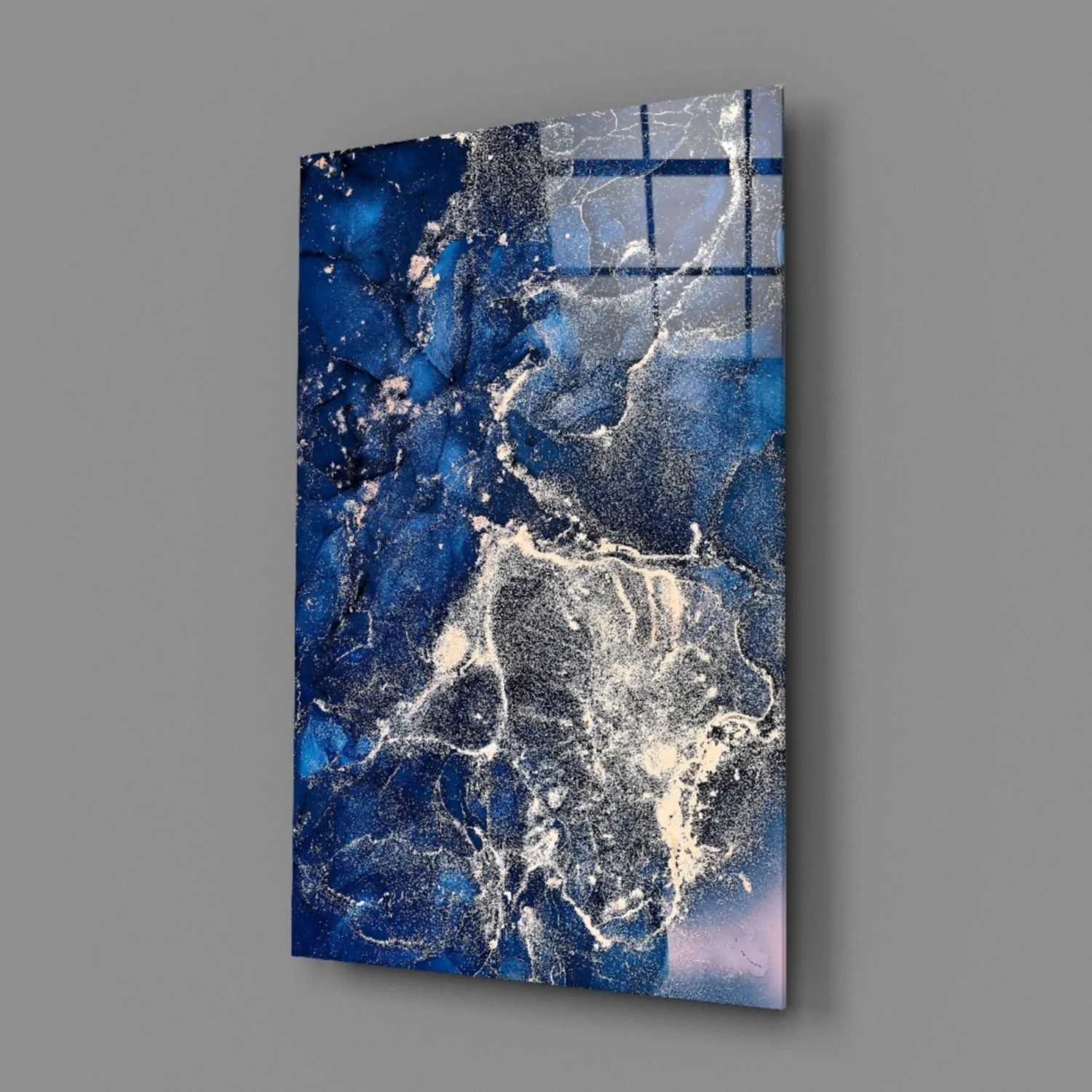 Abstract Depth Glass Wall Art - Image 3