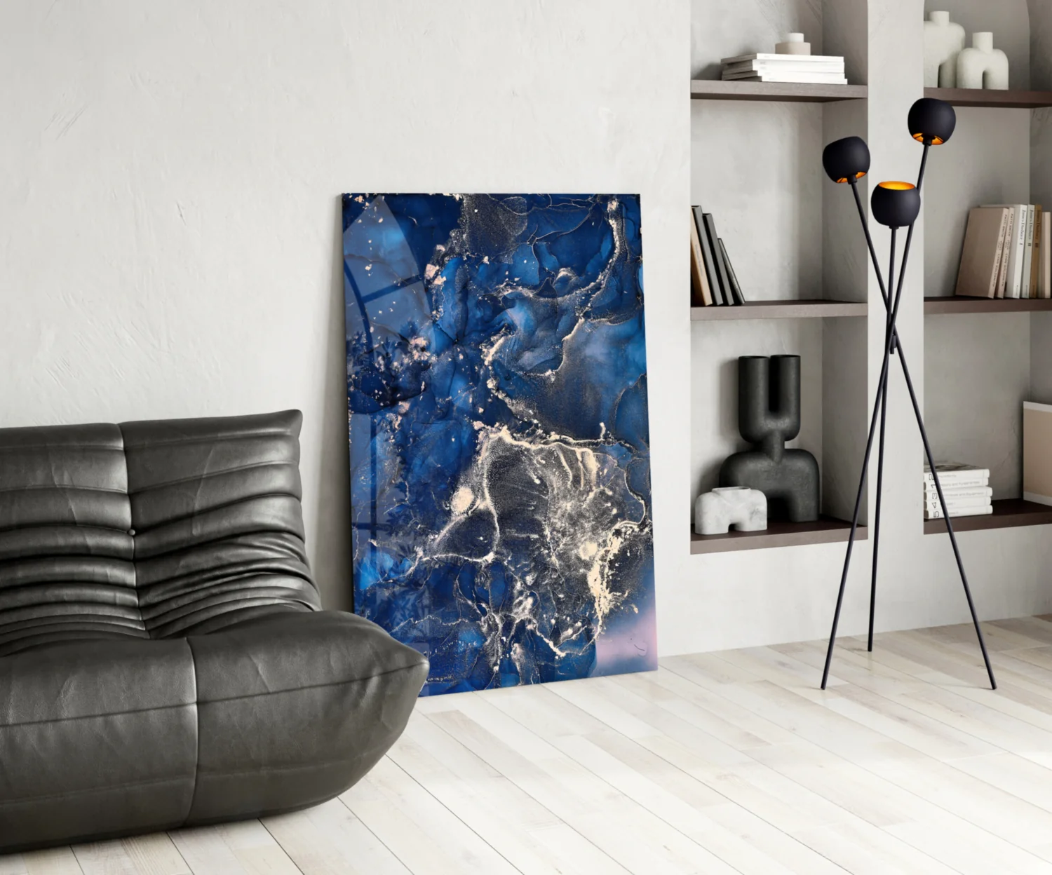 Abstract Depth Glass Wall Art - Image 6