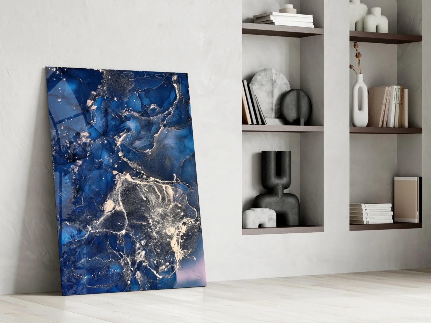 Abstract Depth Glass Wall Art - Image 7