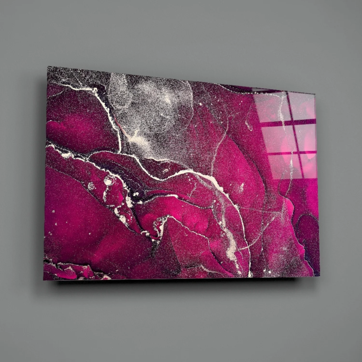 Abstract Depth Glass Wall Art - Image 3