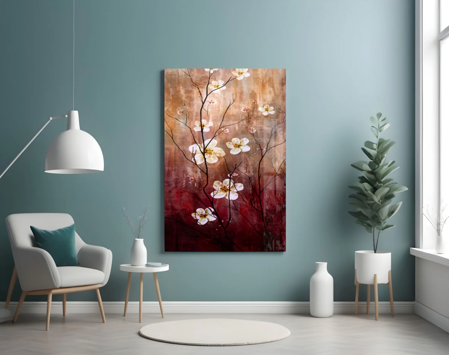 Daisies Glass Wall Art - Image 5