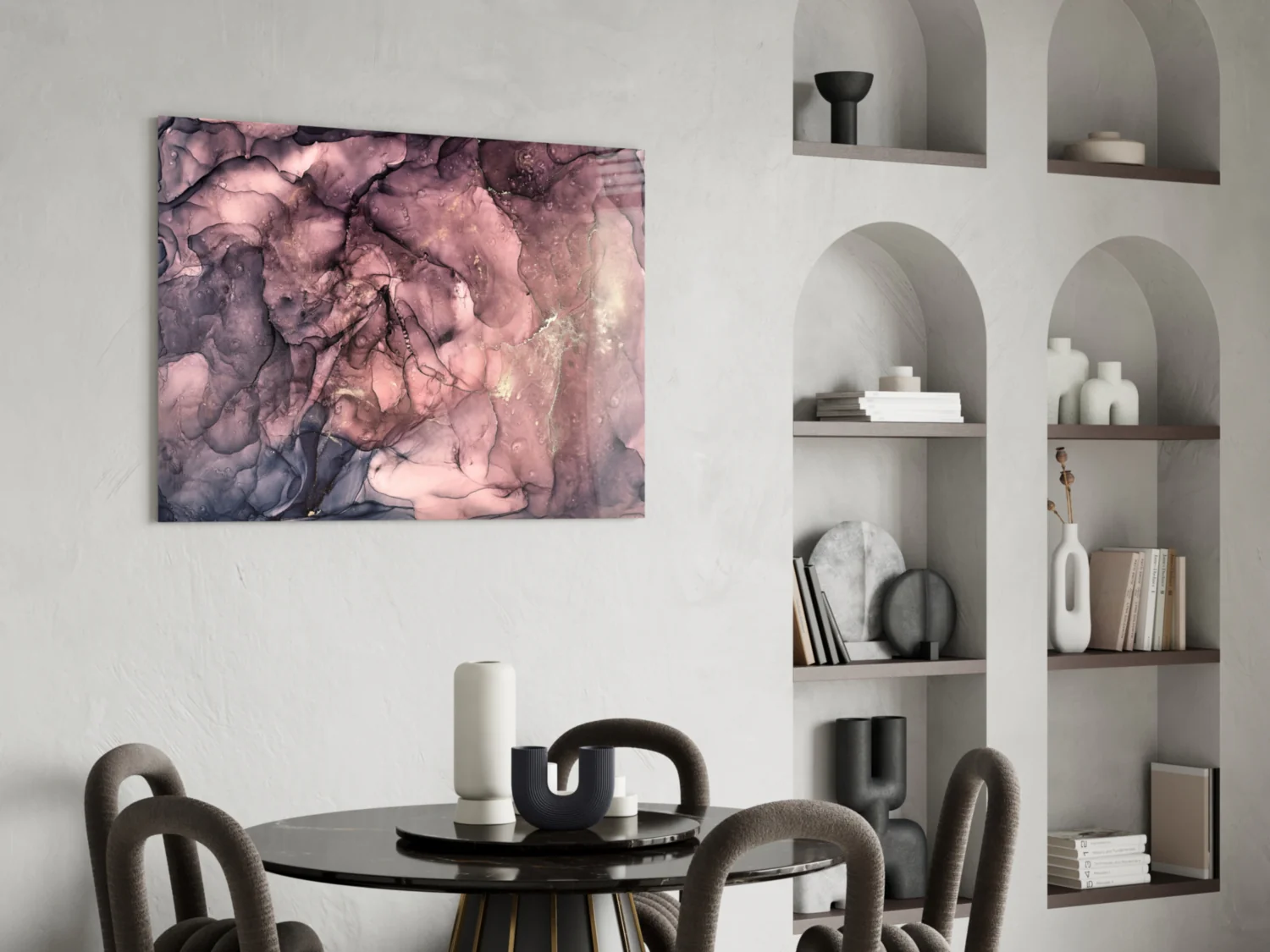 Abstract Depth Glass Wall Art - Image 6