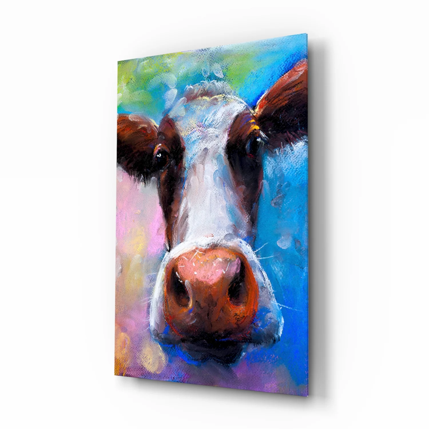 Cow Glass Wall Art - Image 2