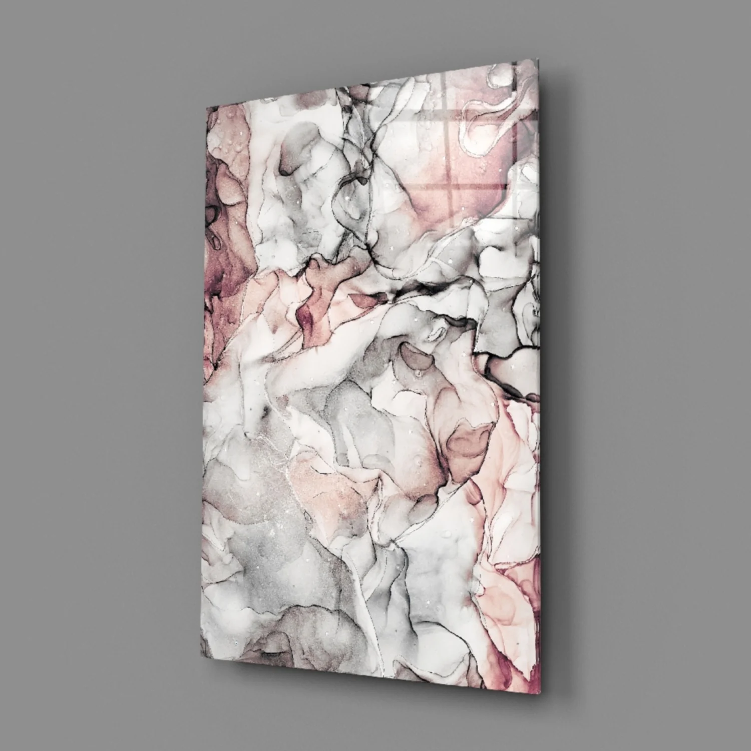 Abstract Depth Glass Wall Art - Image 3