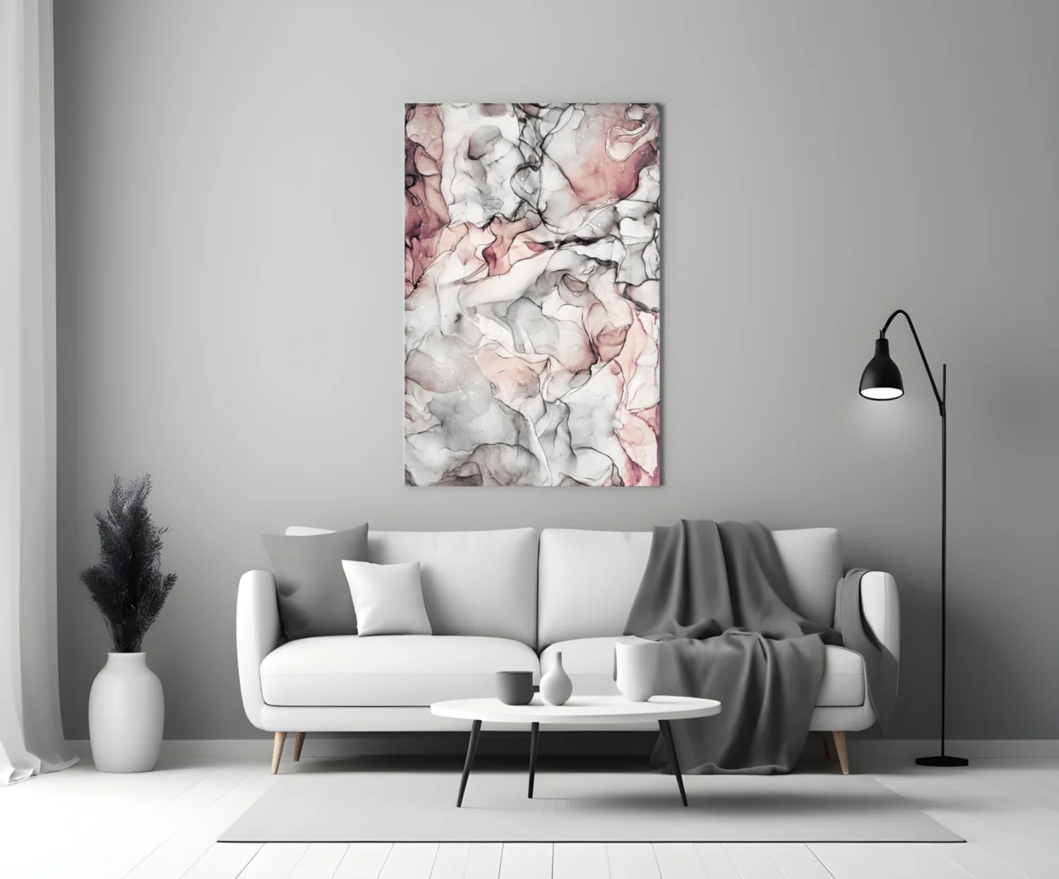 Abstract Depth Glass Wall Art - Image 4