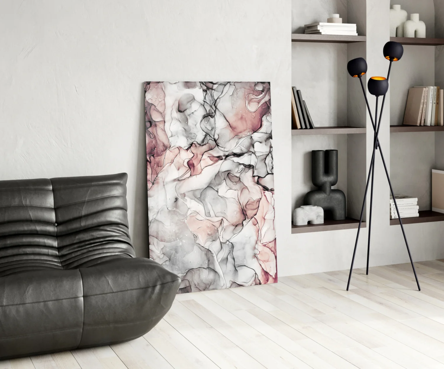 Abstract Depth Glass Wall Art - Image 6
