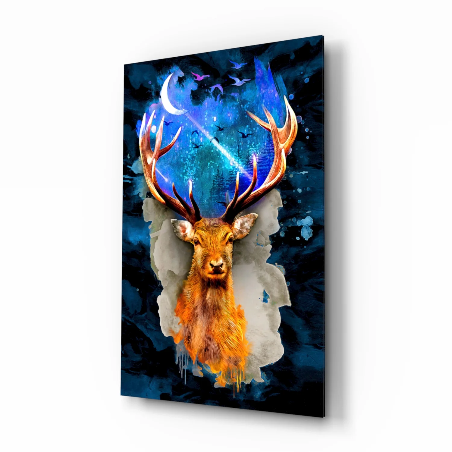 Deer Glass Wall Art - Image 2