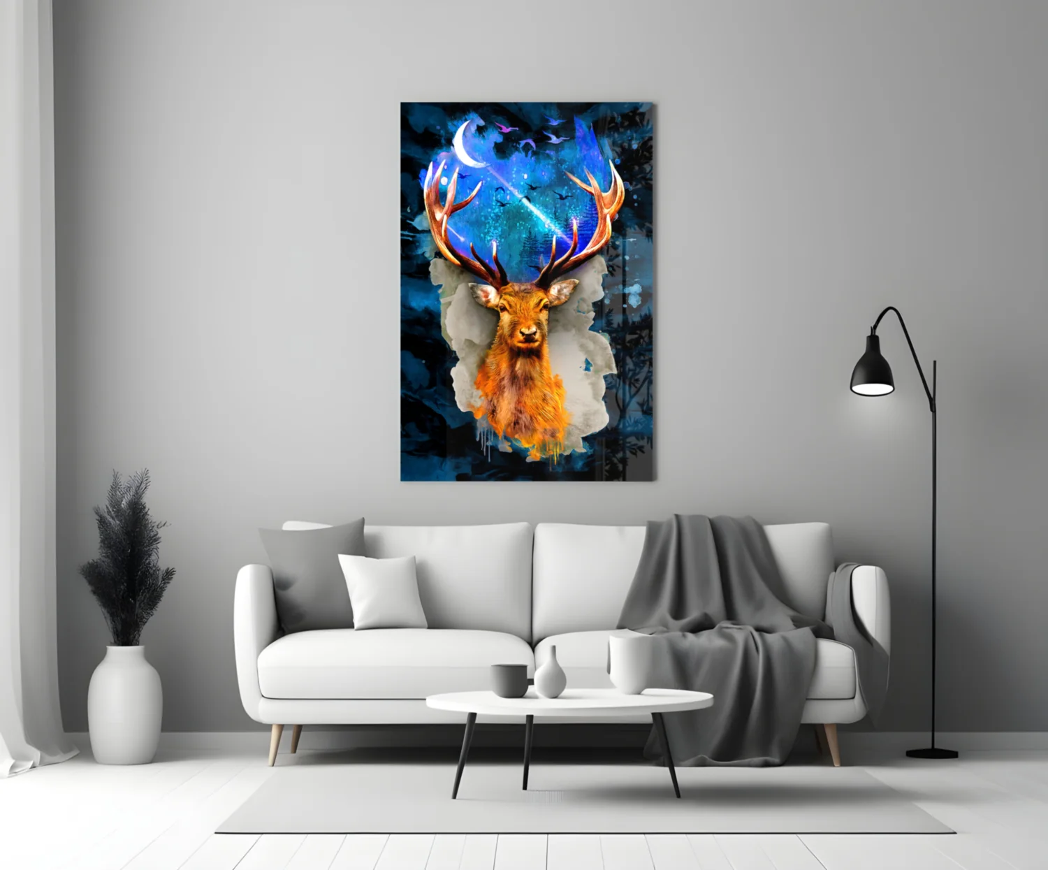 Deer Glass Wall Art - Image 4