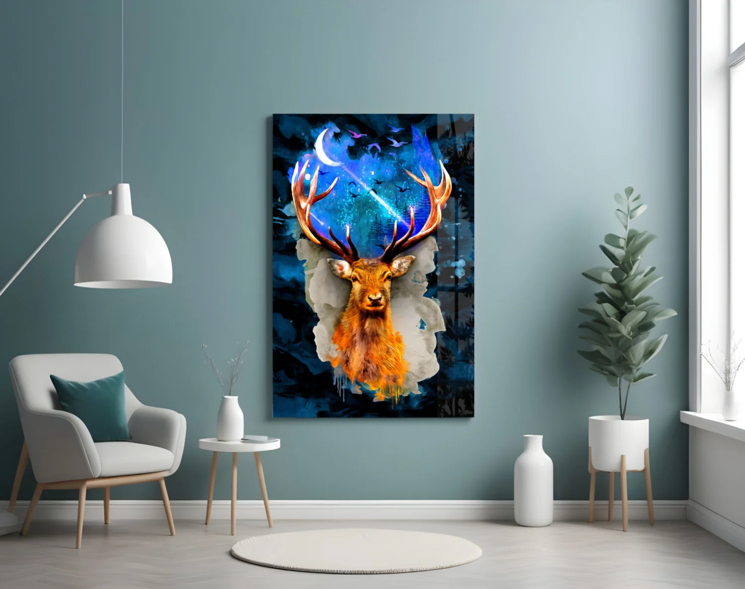 Deer Glass Wall Art - Image 5