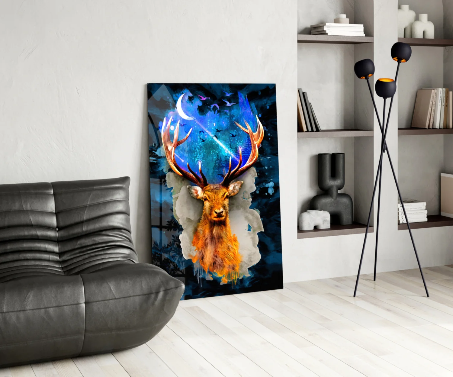Deer Glass Wall Art - Image 6