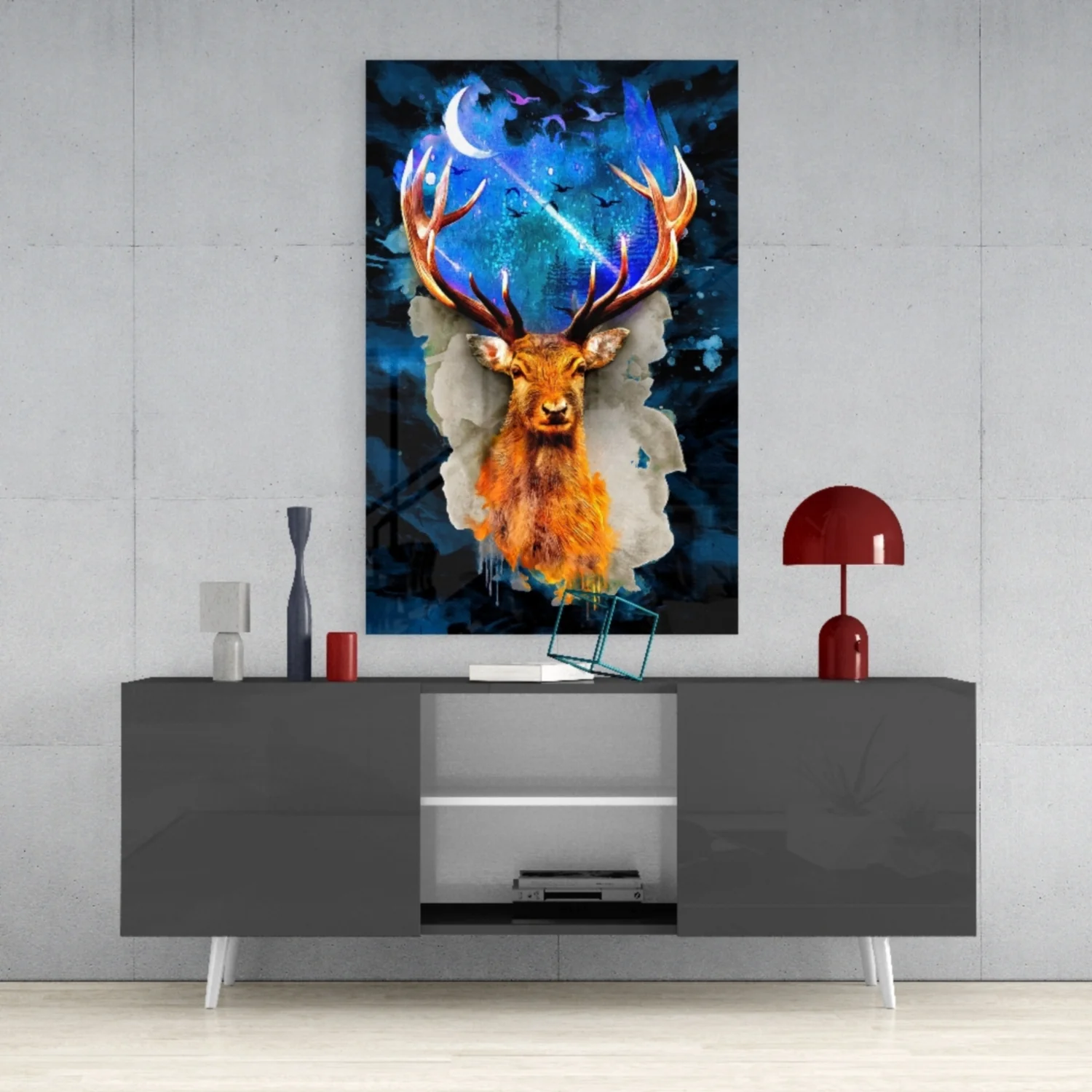 Deer Glass Wall Art - Image 9