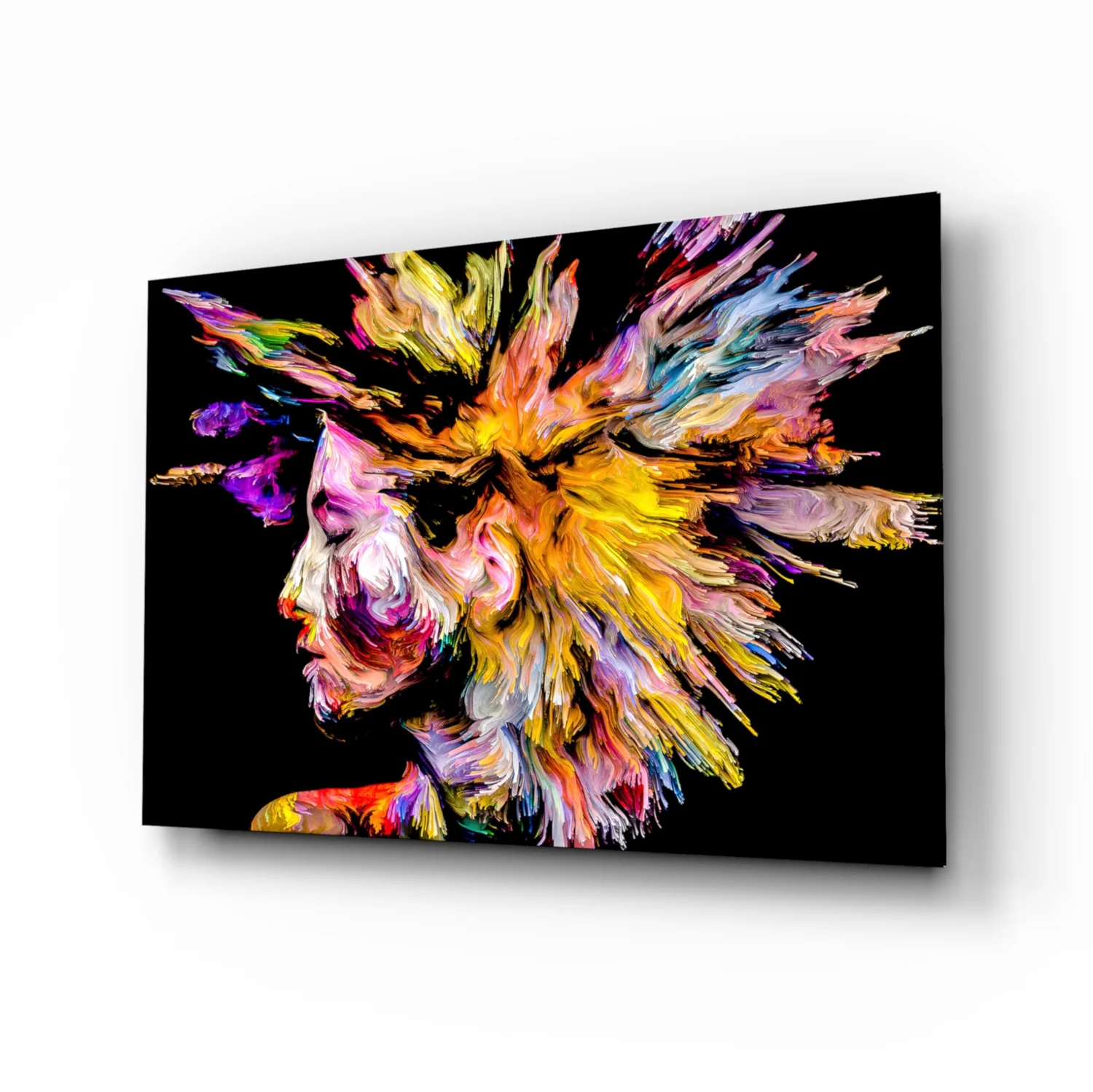 Colorful Thoughts Glass Wall Art - Image 2