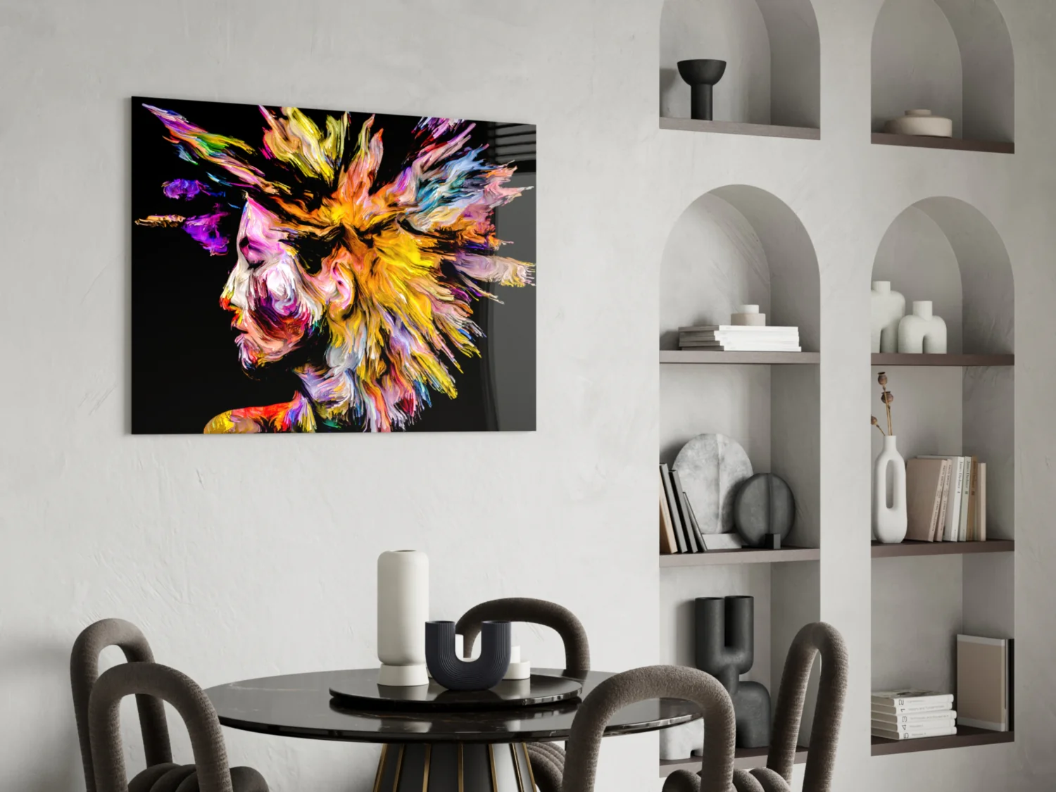 Colorful Thoughts Glass Wall Art - Image 6
