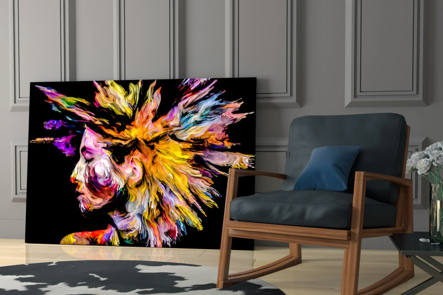 Colorful Thoughts Glass Wall Art - Image 7