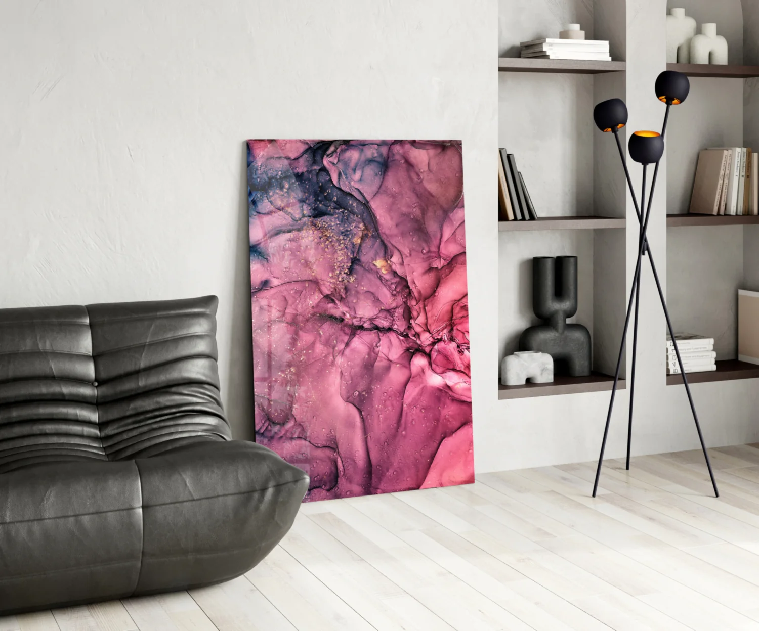 Abstract Depth Glass Wall Art - Image 6