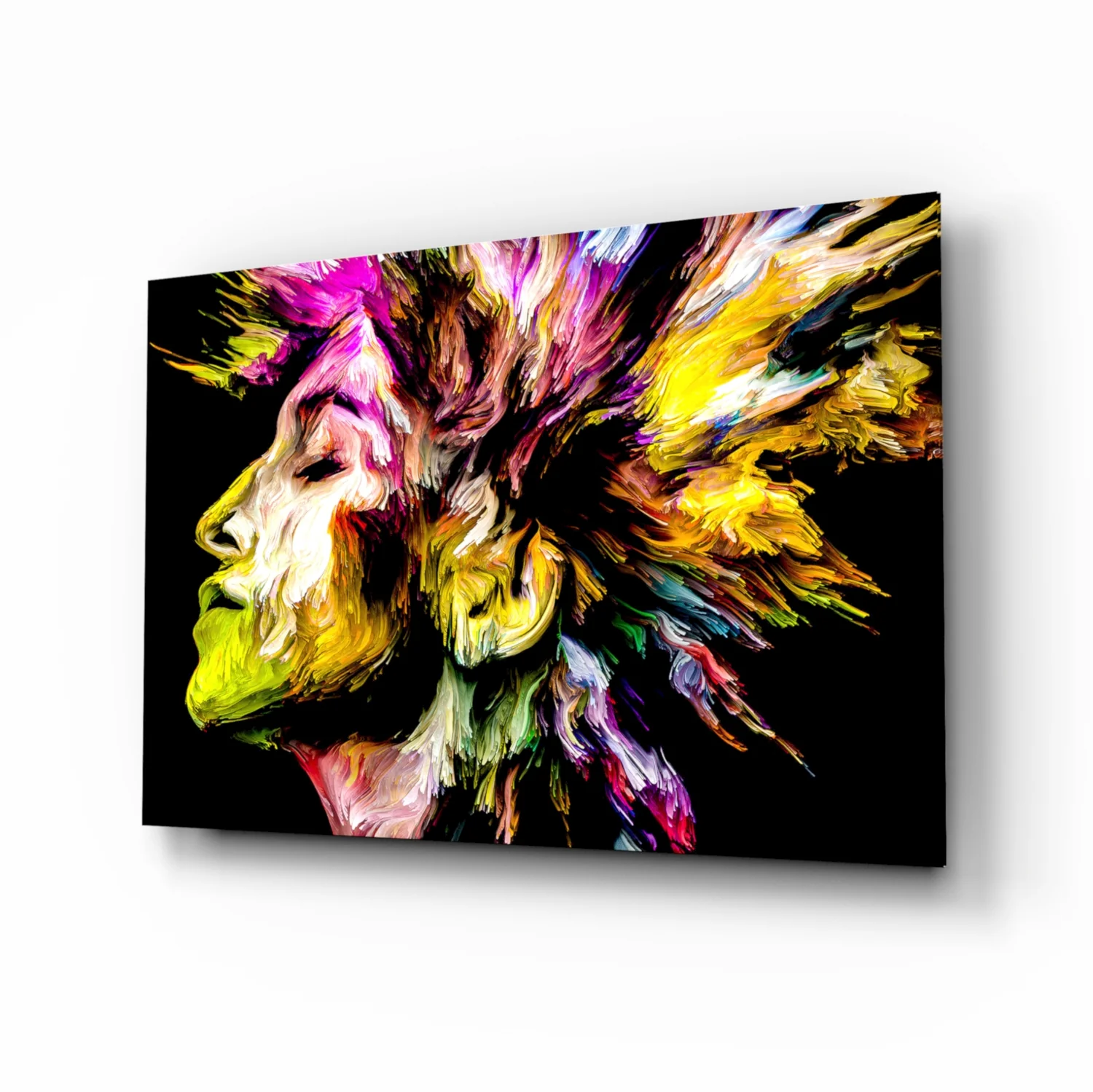 Colorful Thoughts Glass Wall Art - Image 2