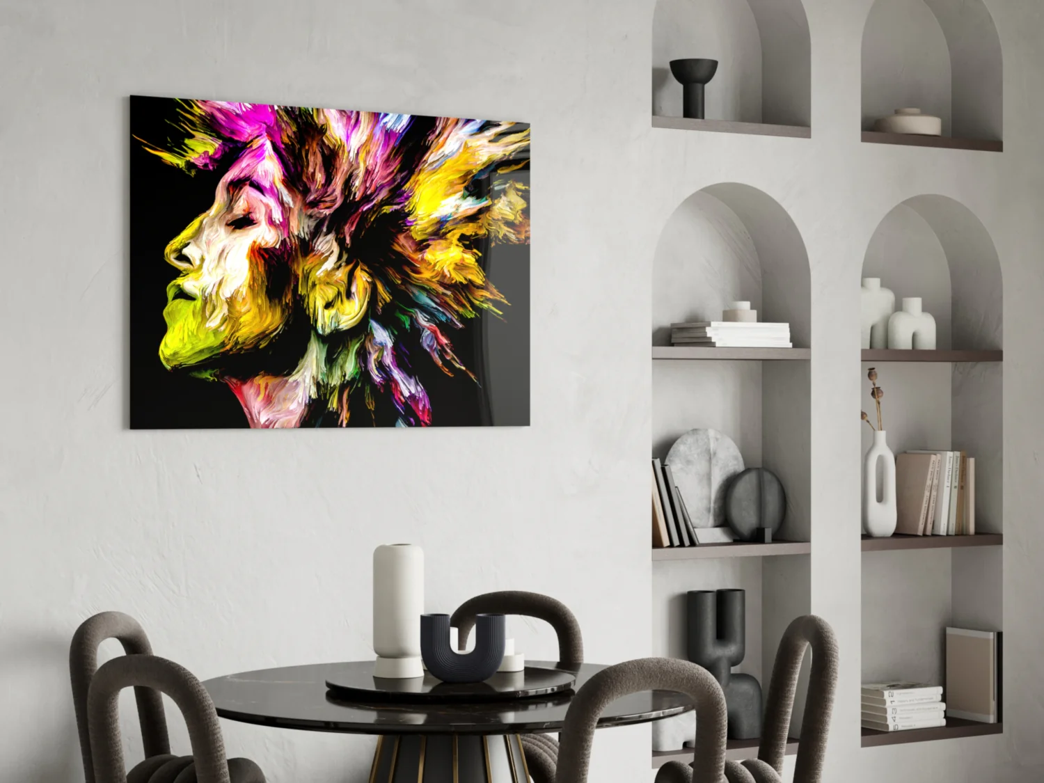 Colorful Thoughts Glass Wall Art - Image 6