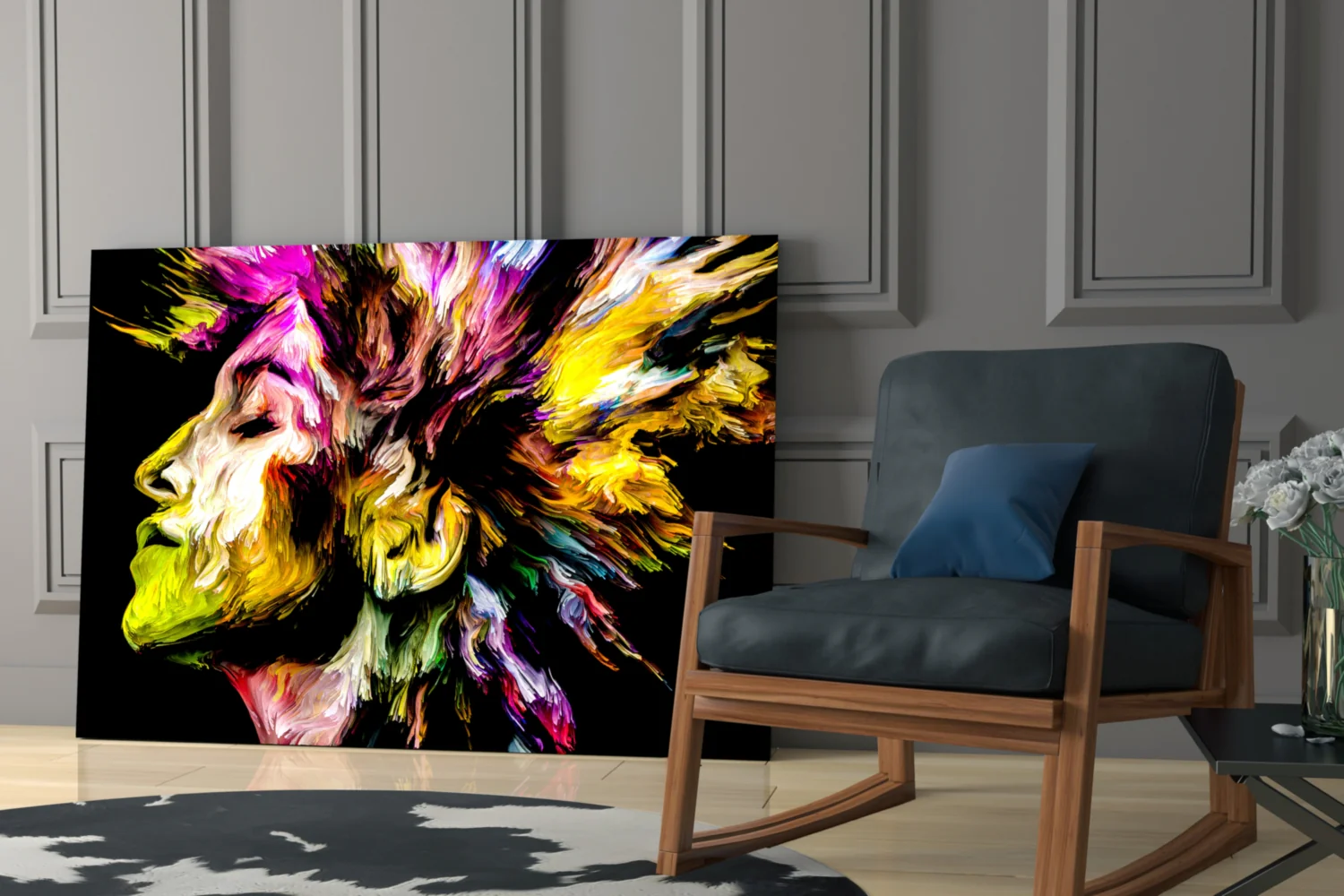 Colorful Thoughts Glass Wall Art - Image 7