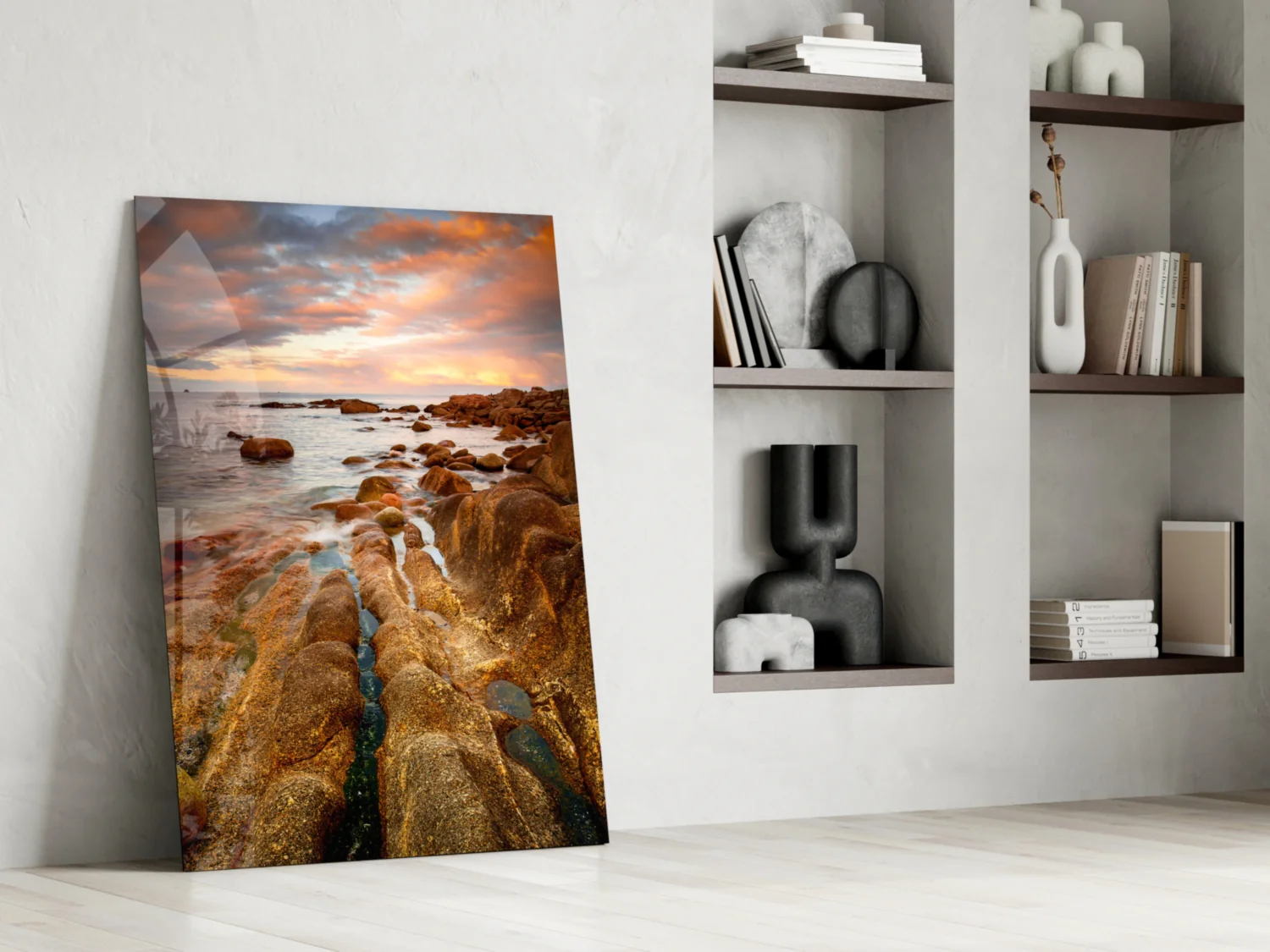 Cliffs Glass Wall Art - Image 7