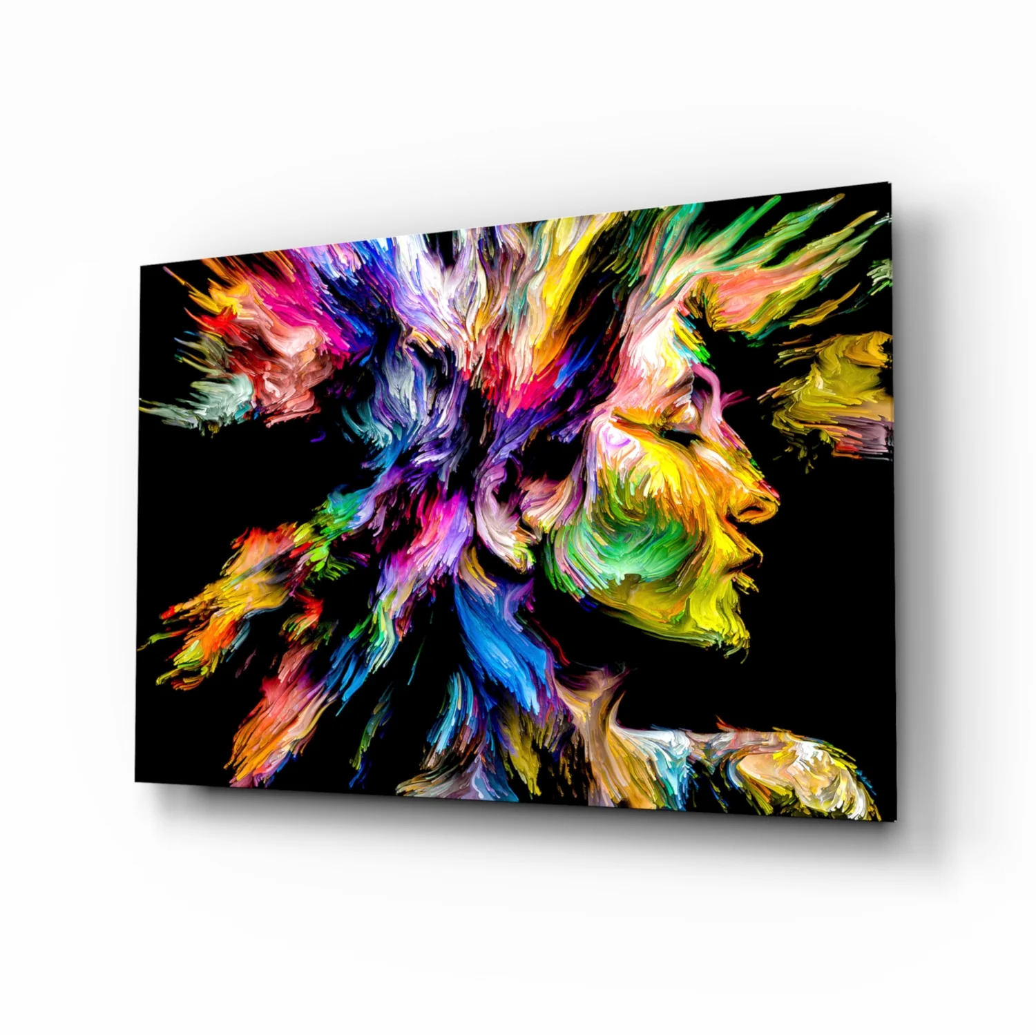 Colorful Thoughts Glass Wall Art - Image 2