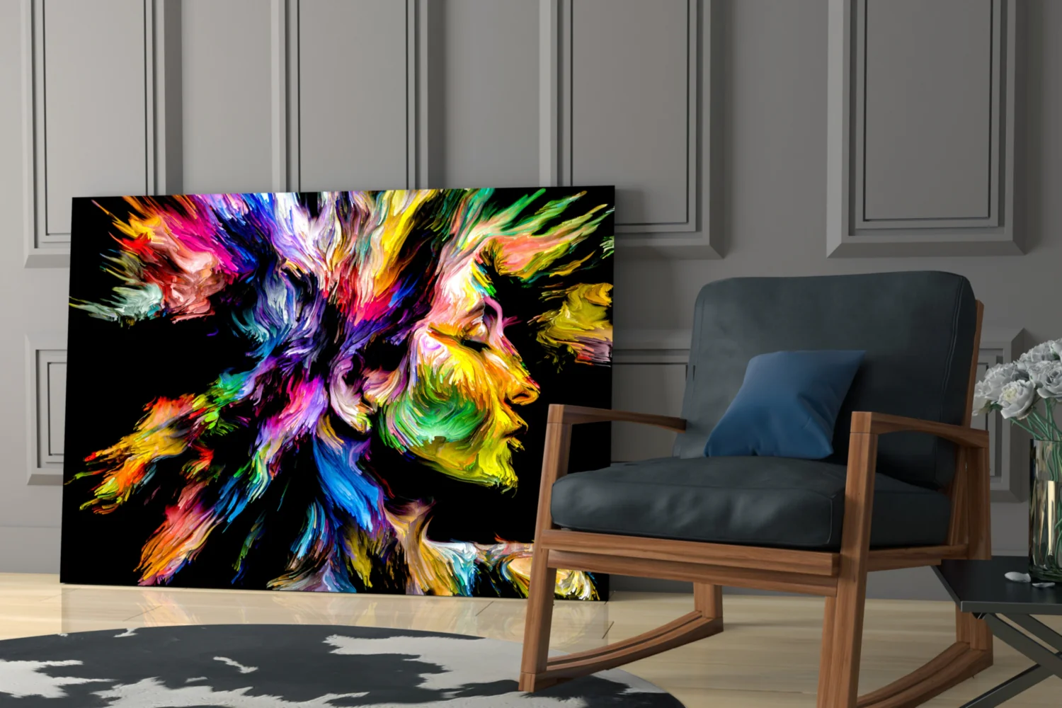 Colorful Thoughts Glass Wall Art - Image 7