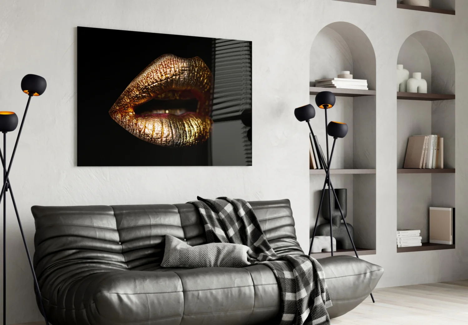 Lips Glass Wall Art - Image 5