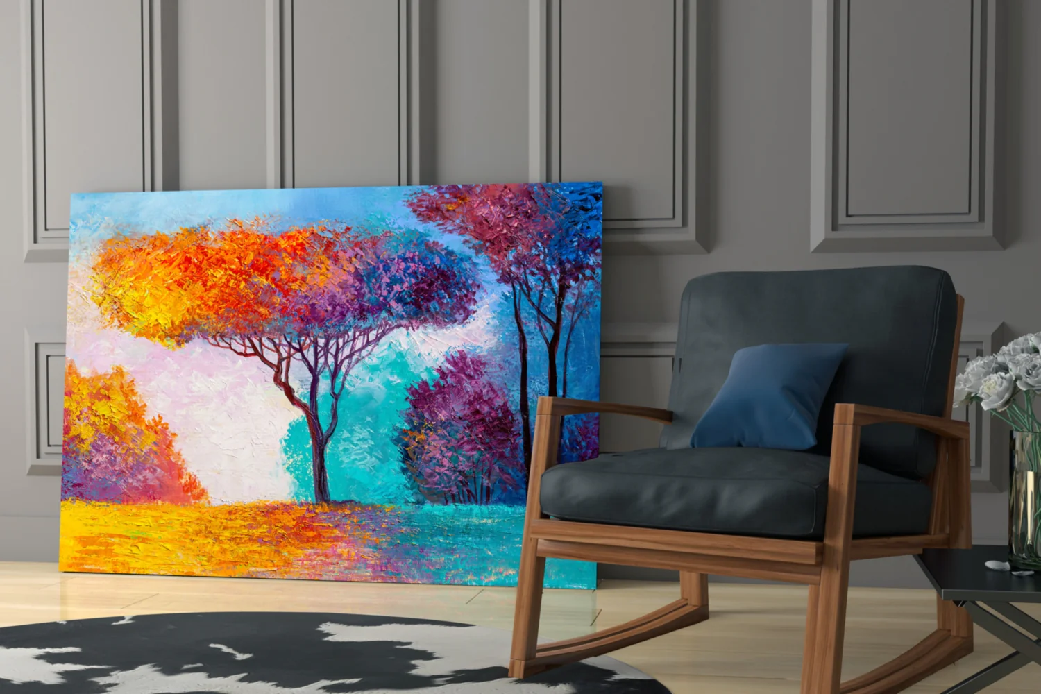 The Story of Autumn Glass Wall Art - Image 7
