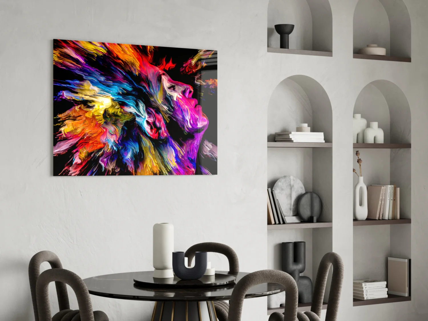 Colorful Thoughts Glass Wall Art - Image 6