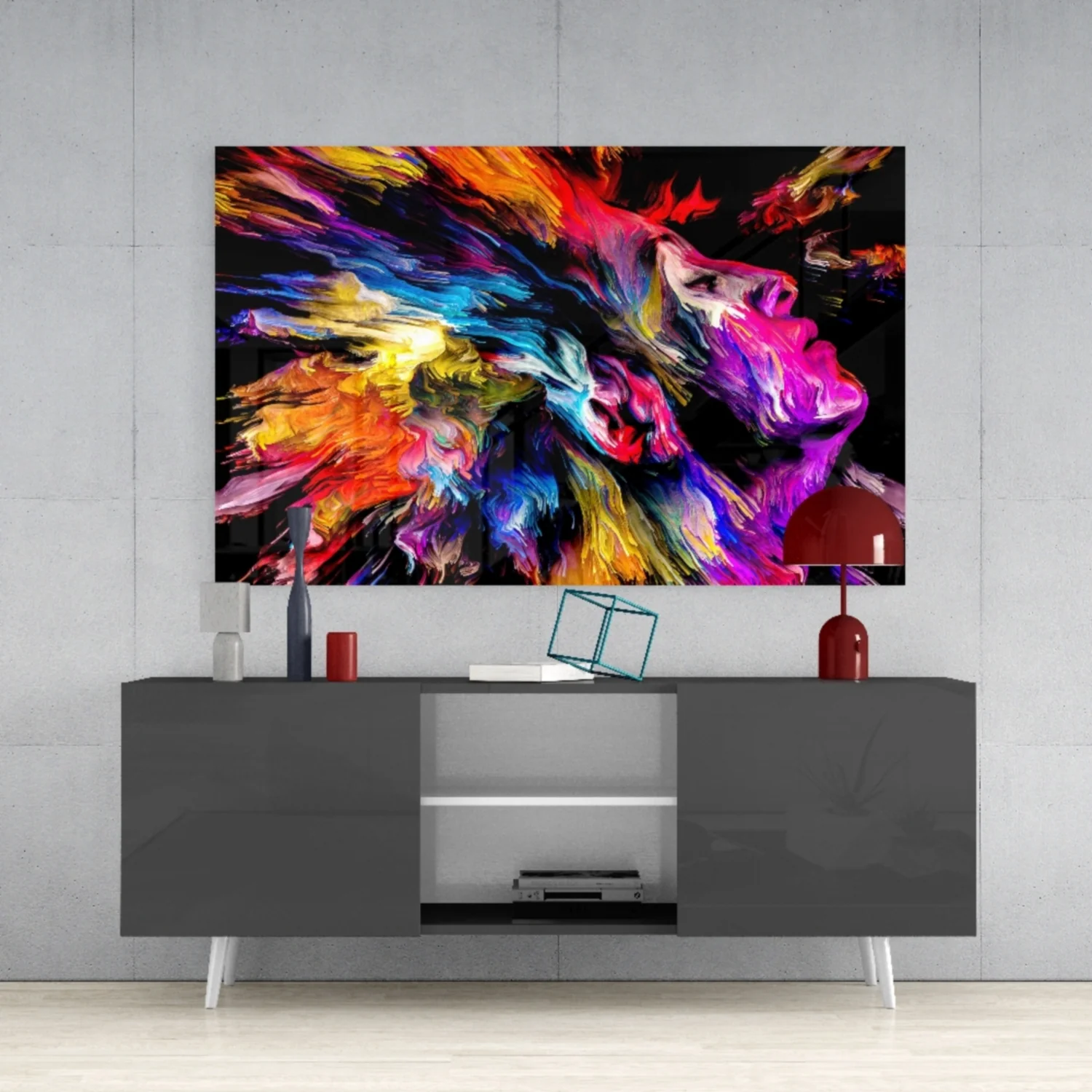 Colorful Thoughts Glass Wall Art - Image 9