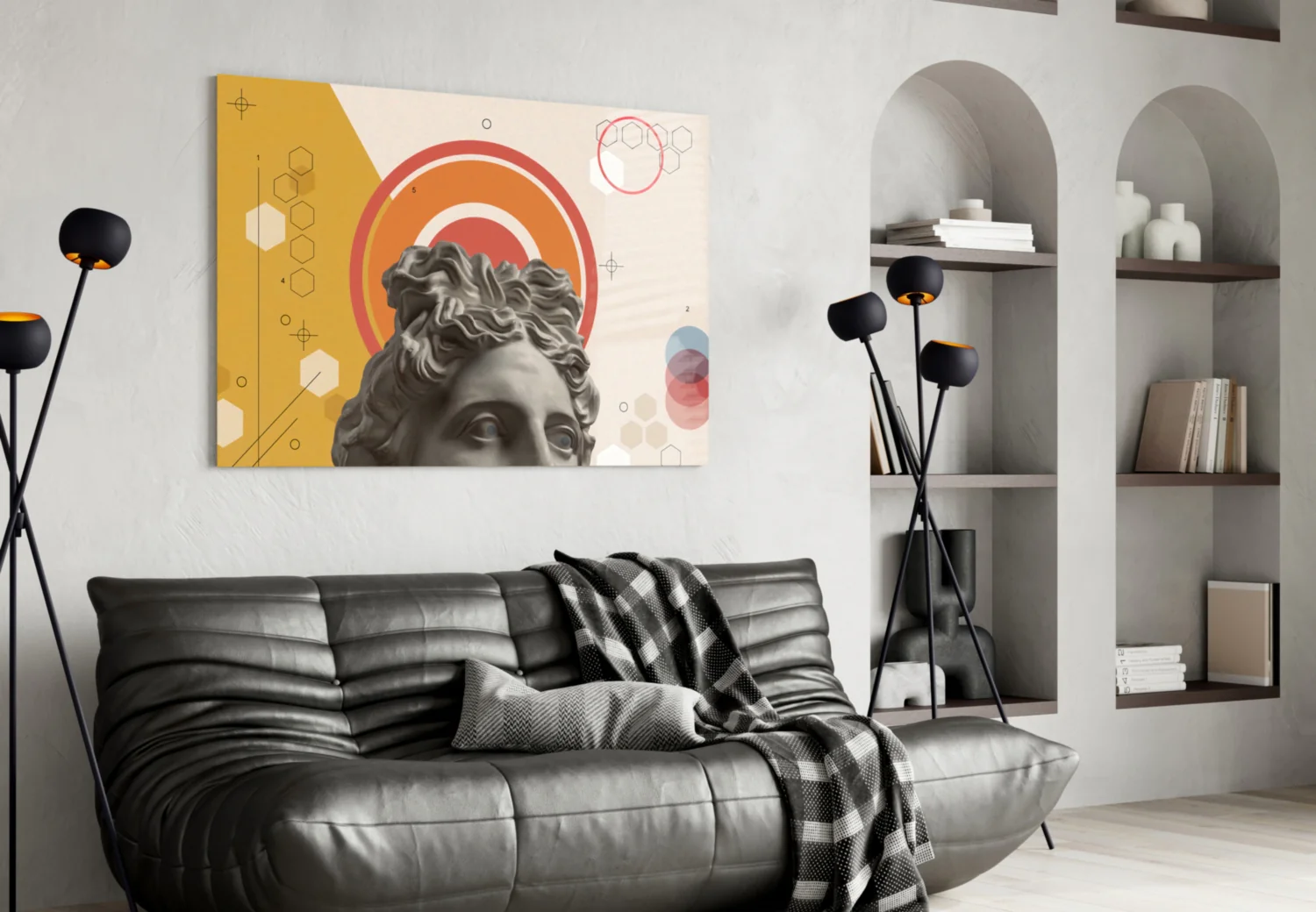 Sculpture Glass Wall Art - Image 5