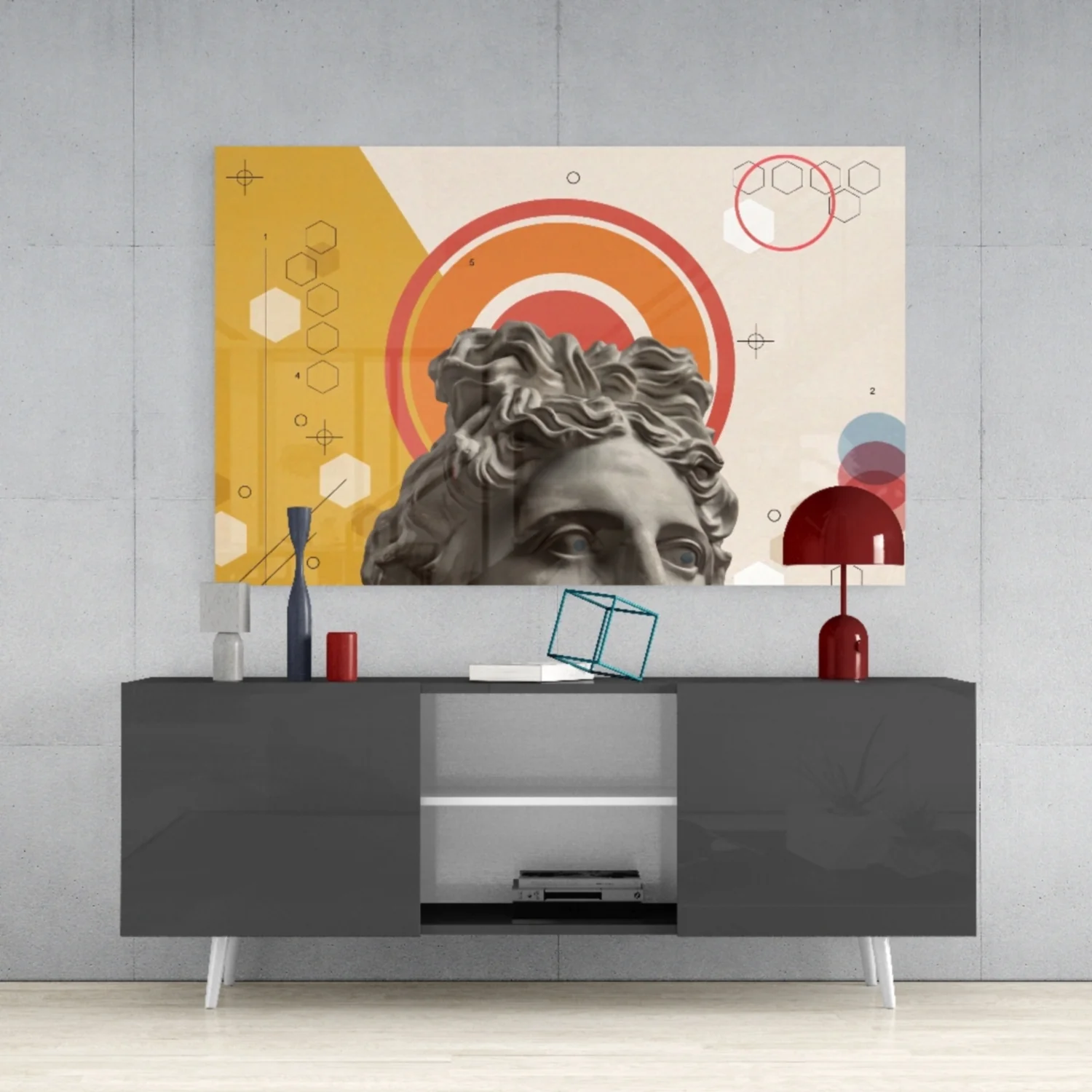 Sculpture Glass Wall Art - Image 9