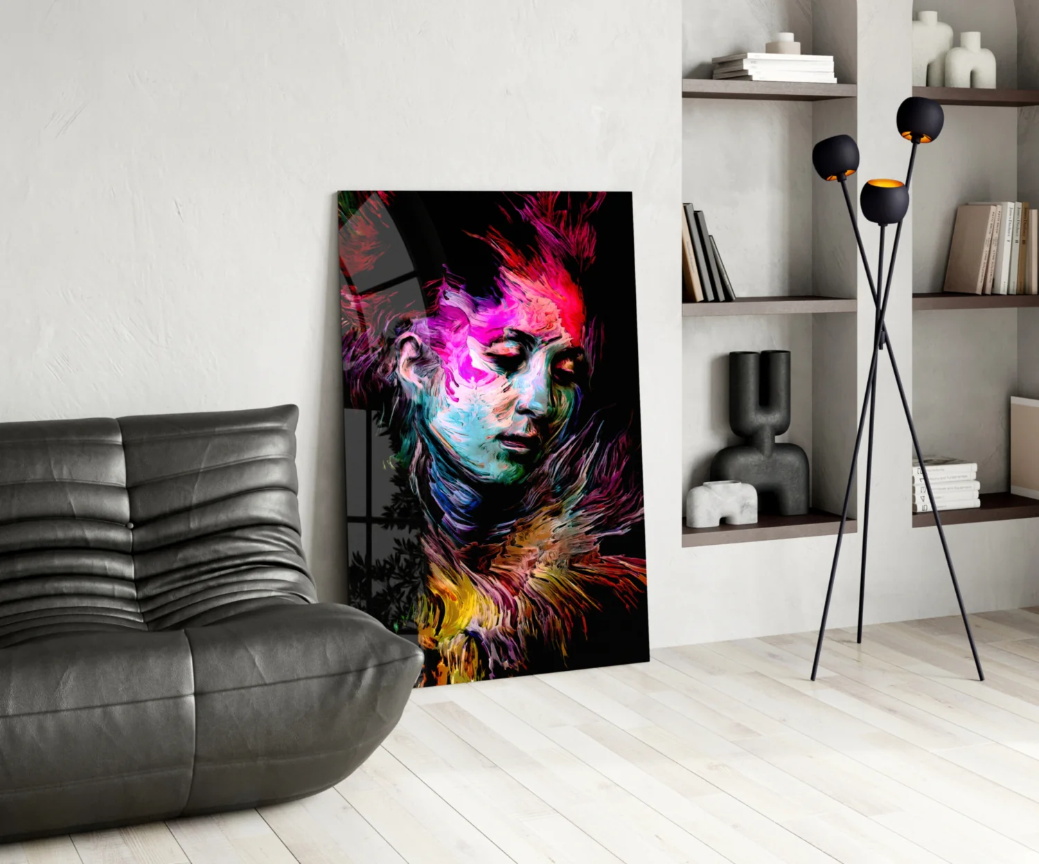 Colorful Thoughts Glass Wall Art - Image 6