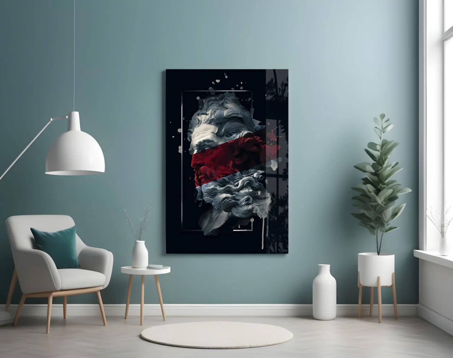 Poseidon Glass Wall Art - Image 5