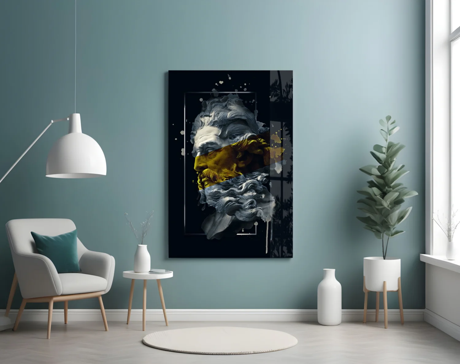 Poseidon Glass Wall Art - Image 5